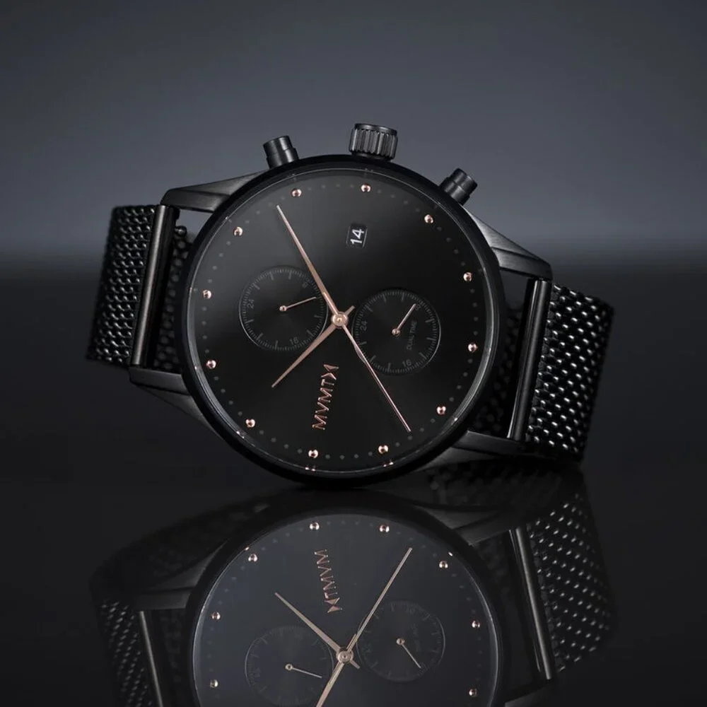 MVMT Voyager Slate Black Rose | 42MM - Picture 2 of 12